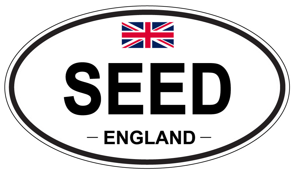 SEED, England - Oval Magnet