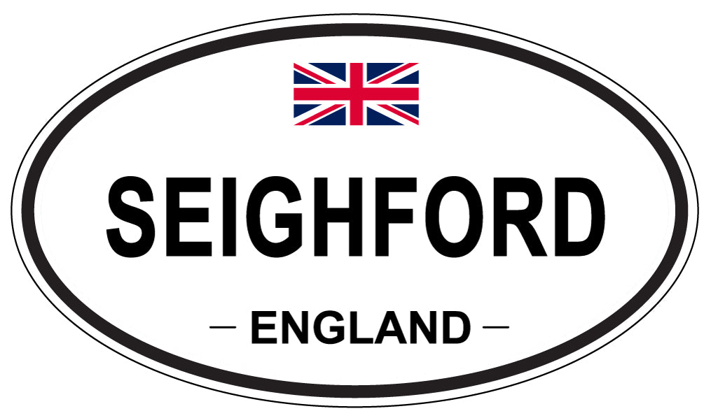 SEIGHFORD, England - Oval Magnet
