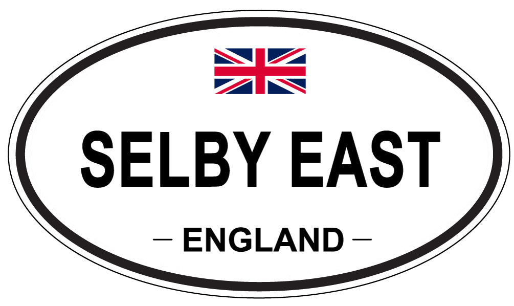 SELBY EAST, ENGLAND - Oval Sticker