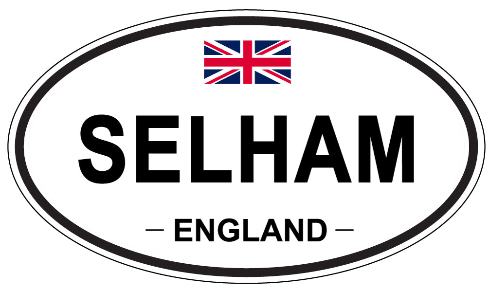 SELHAM, England - Oval Magnet