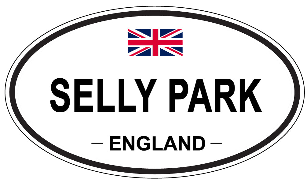 SELLY PARK, ENGLAND - Oval Sticker