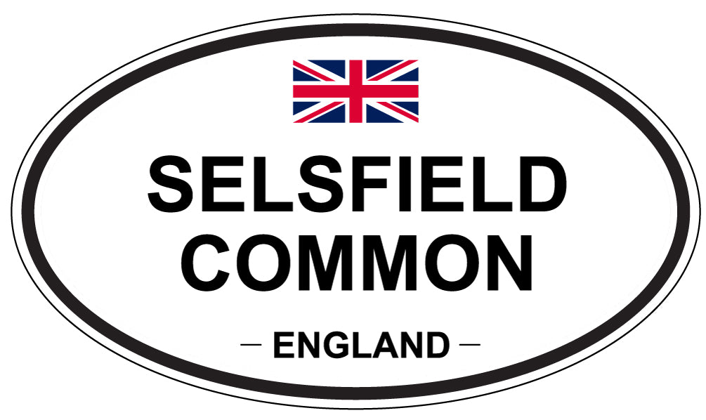 SELSFIELD COMMON, ENGLAND - Oval Sticker