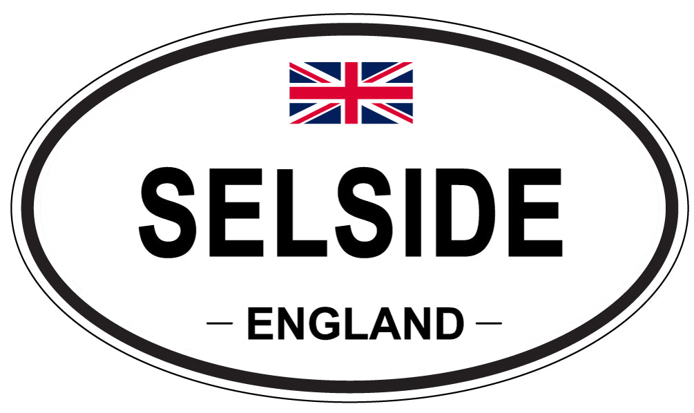 SELSIDE, England - Oval Magnet