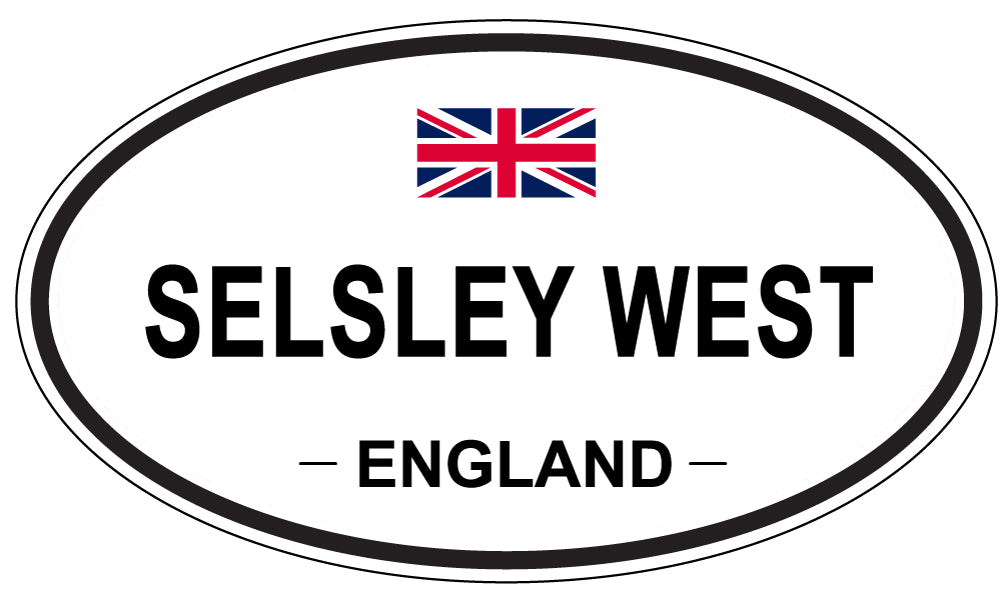 SELSLEY WEST, England - Oval Magnet