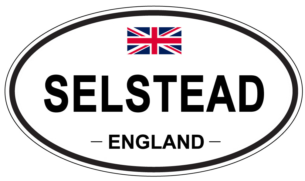 SELSTEAD, ENGLAND - Oval Sticker