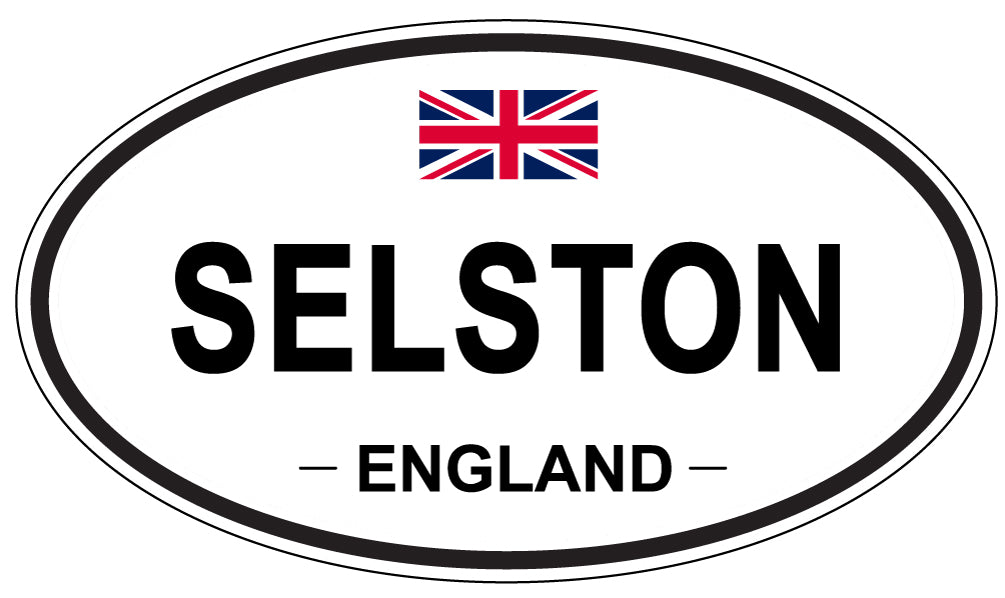SELSTON, England - Oval Magnet