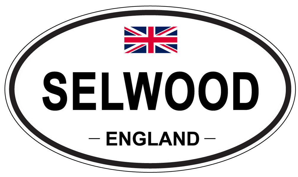 SELWOOD, ENGLAND - Oval Sticker