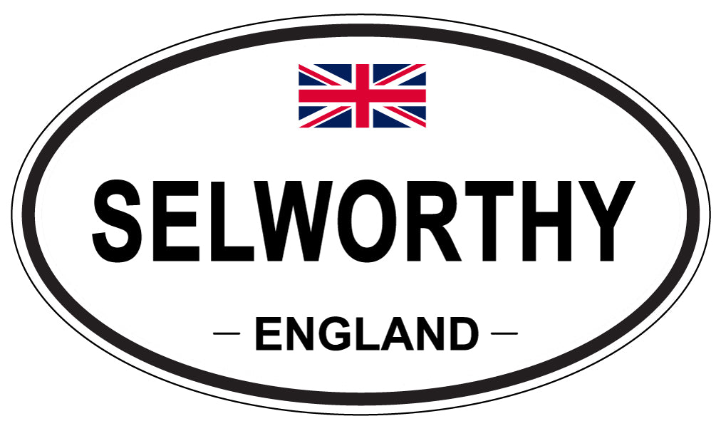 SELWORTHY, ENGLAND - Oval Sticker