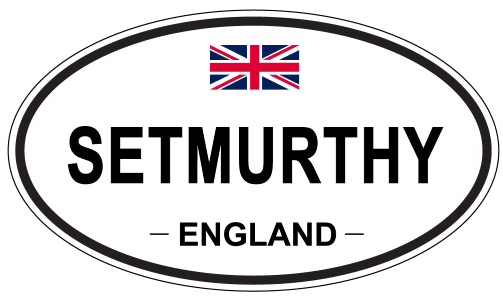 SETMURTHY, England - Oval Magnet