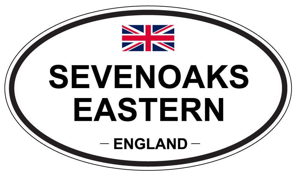 SEVENOAKS EASTERN, ENGLAND - Oval Sticker