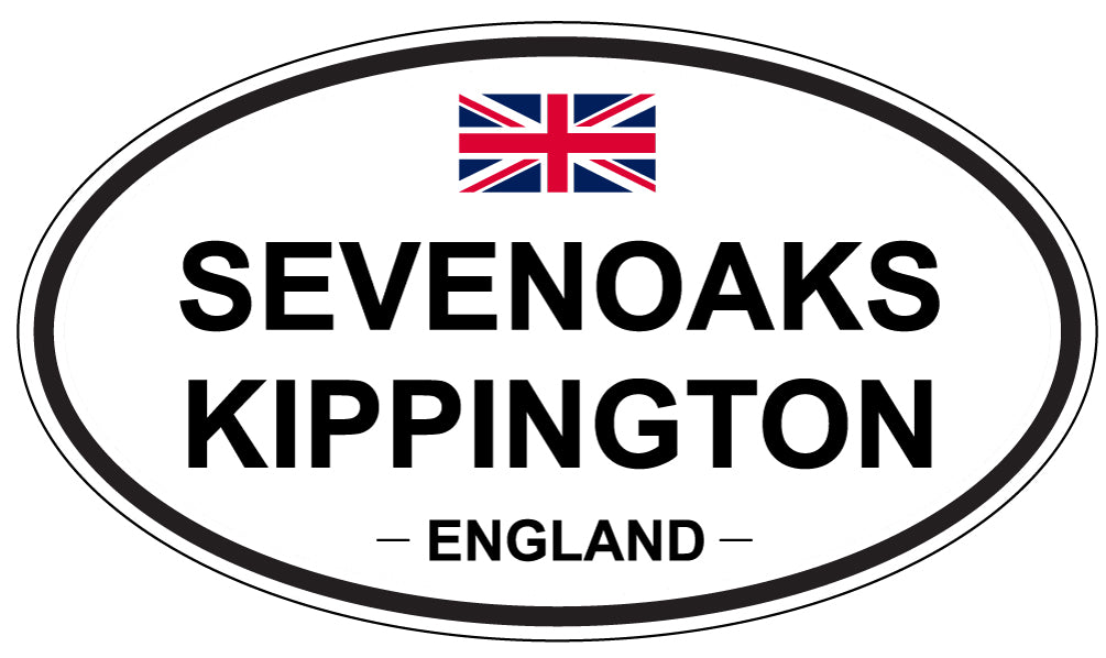 SEVENOAKS KIPPINGTON, England - Oval Magnet