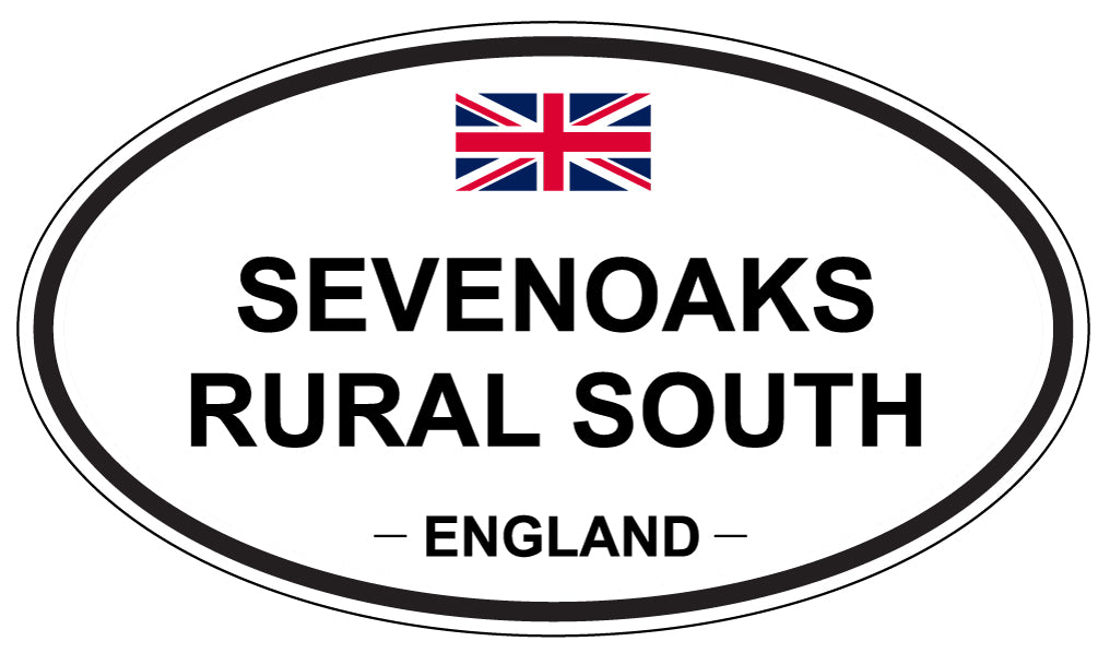 SEVENOAKS RURAL SOUTH, England - Oval Magnet