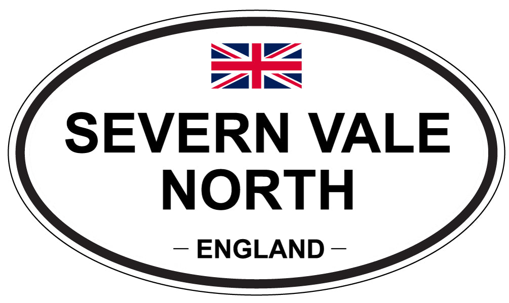 SEVERN VALE NORTH, ENGLAND - Oval Sticker