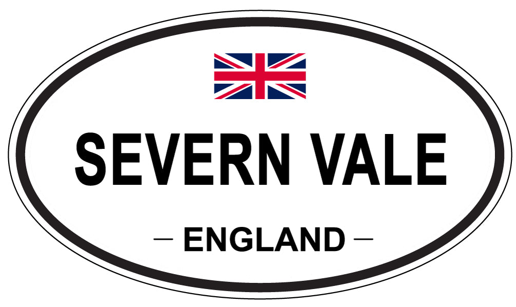 SEVERN VALE, ENGLAND - Oval Sticker
