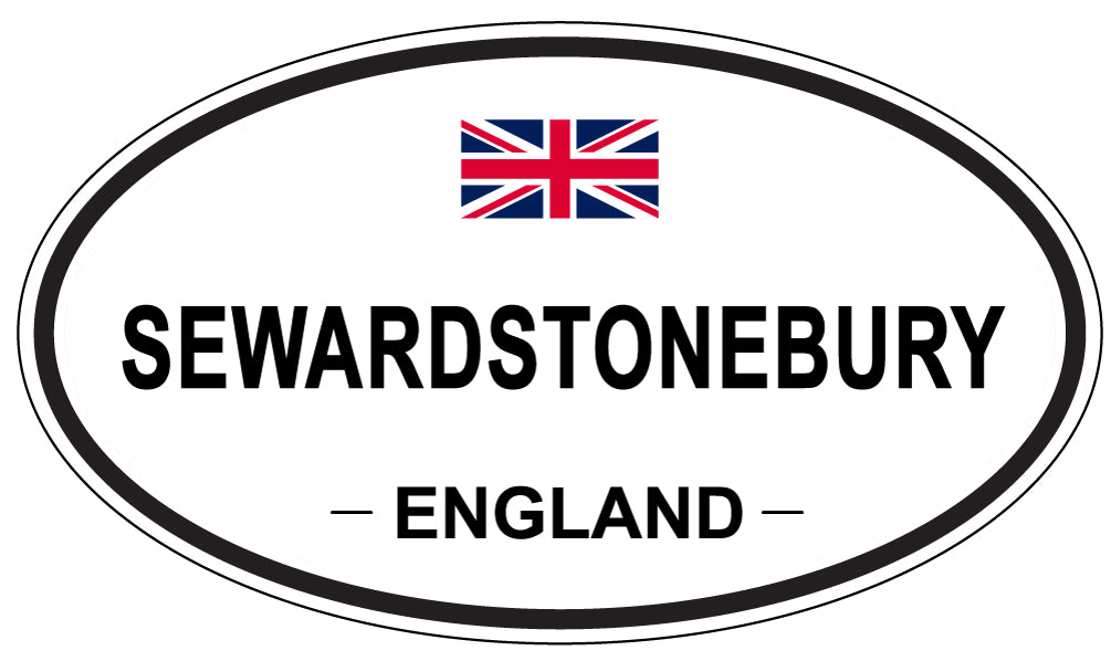 SEWARDSTONEBURY, England - Oval Magnet