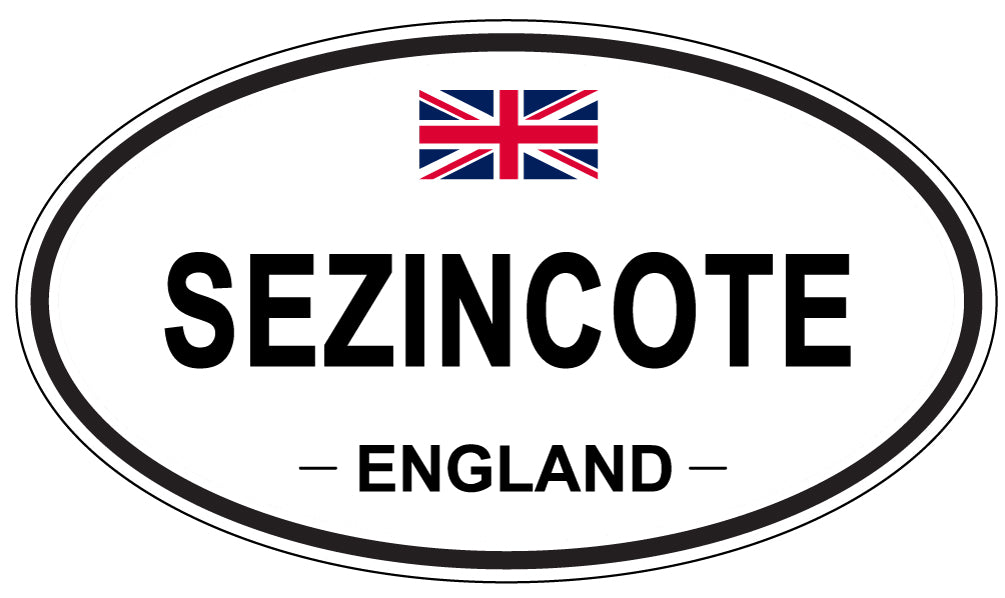 SEZINCOTE, ENGLAND - Oval Sticker