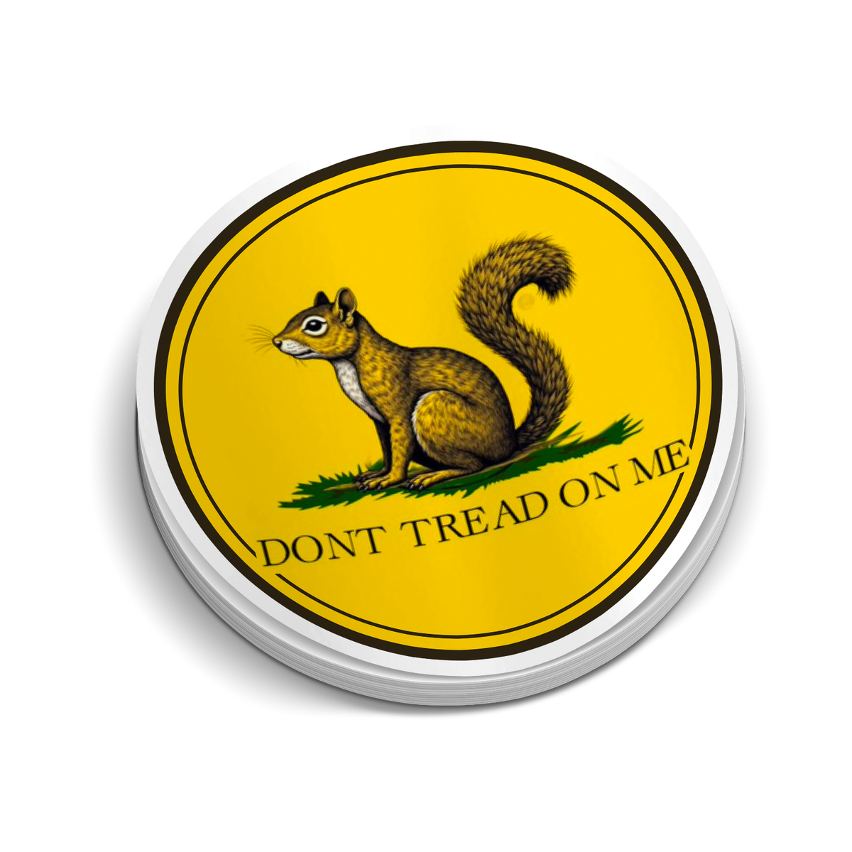 Squirrel DTOM | Funny Tumbler Stickers