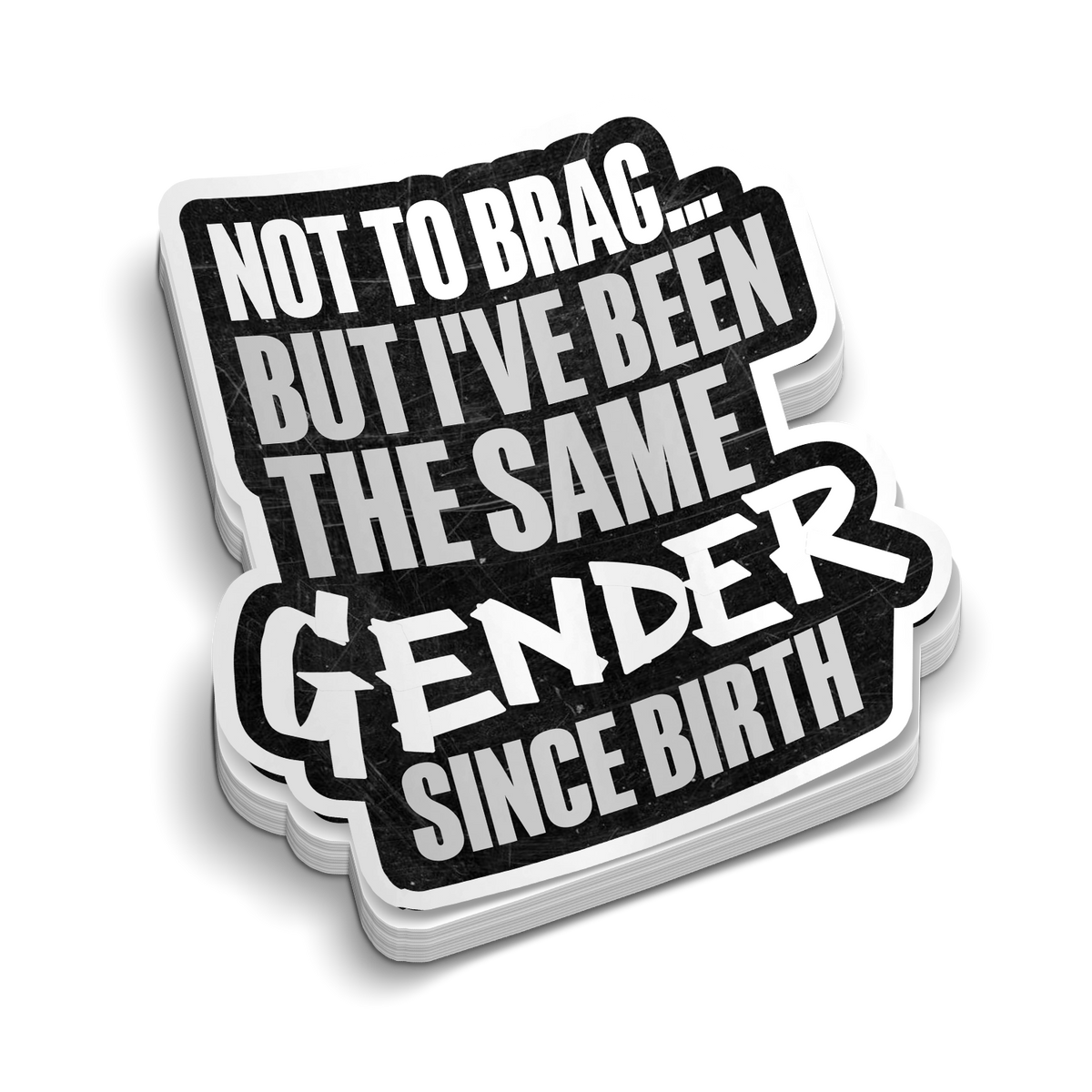 One Gender - Funny Tumbler Stickers
