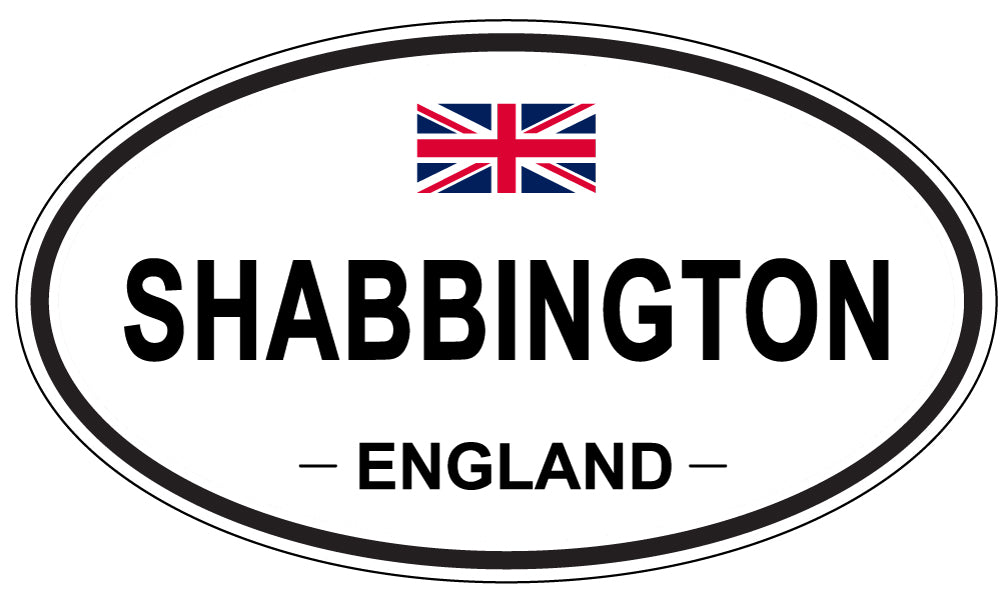 SHABBINGTON, England - Oval Magnet