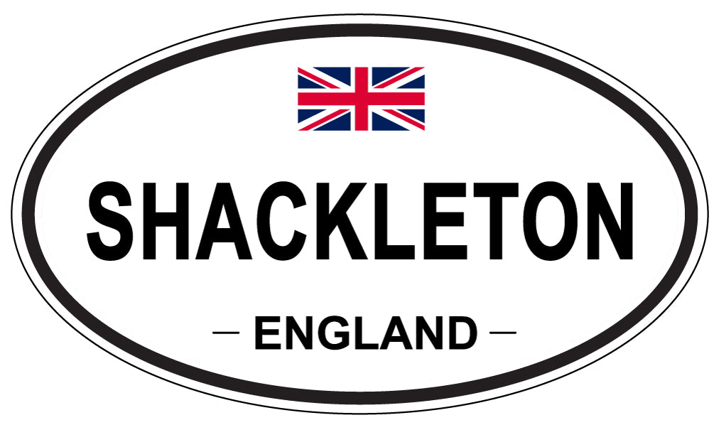 SHACKLETON, England - Oval Magnet
