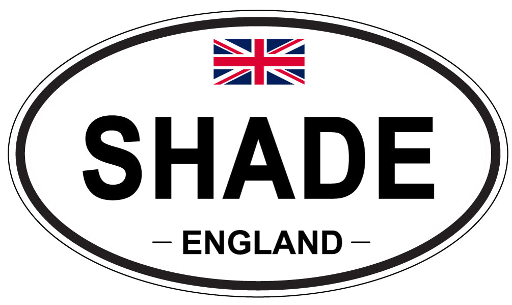 SHADE, England - Oval Magnet