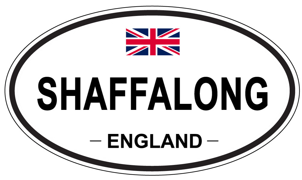 SHAFFALONG, England - Oval Magnet