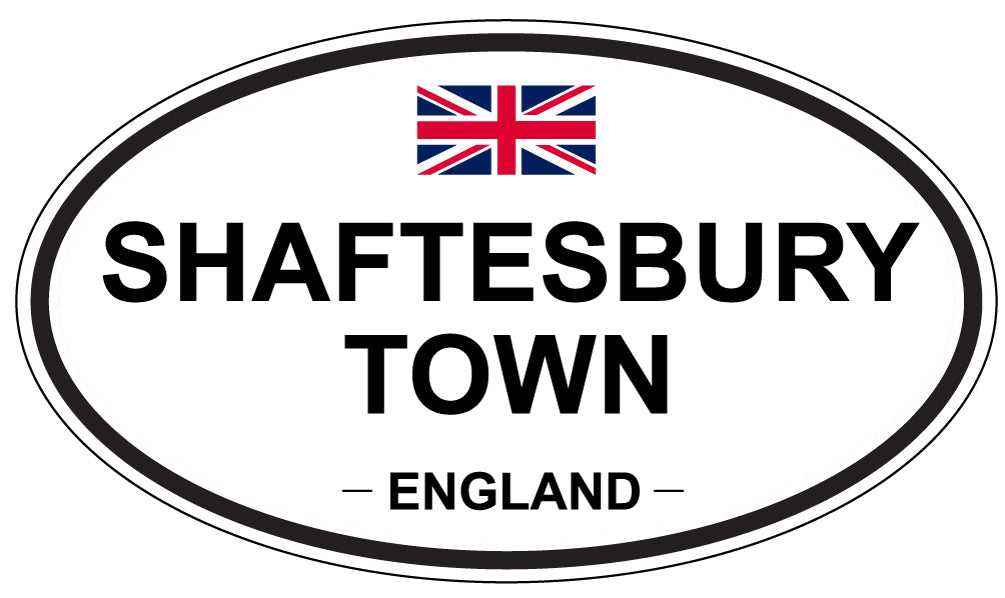 SHAFTESBURY TOWN, England - Oval Magnet