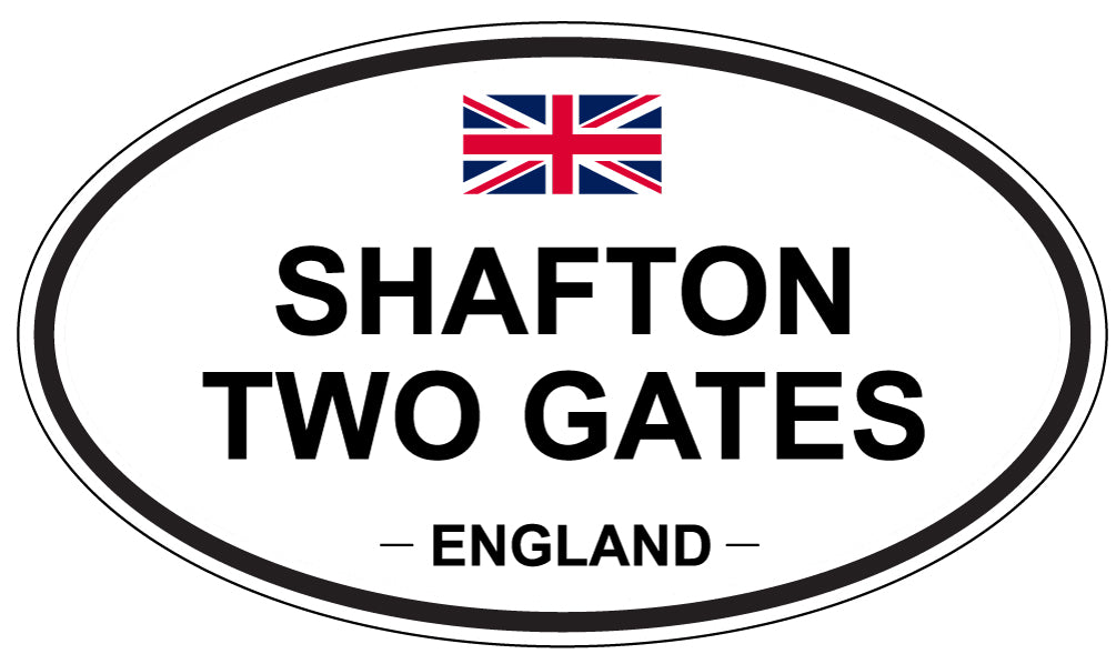 SHAFTON TWO GATES, England - Oval Magnet