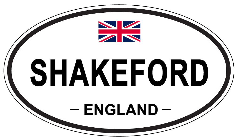 SHAKEFORD, England - Oval Magnet