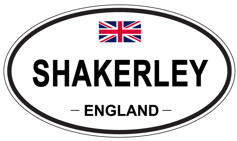 SHAKERLEY, England - Oval Magnet