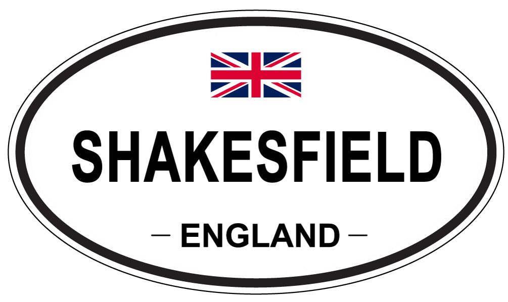 SHAKESFIELD, England - Oval Magnet