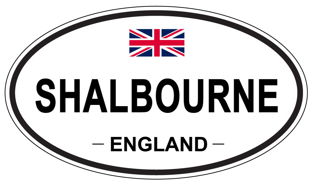 SHALBOURNE, England - Oval Magnet