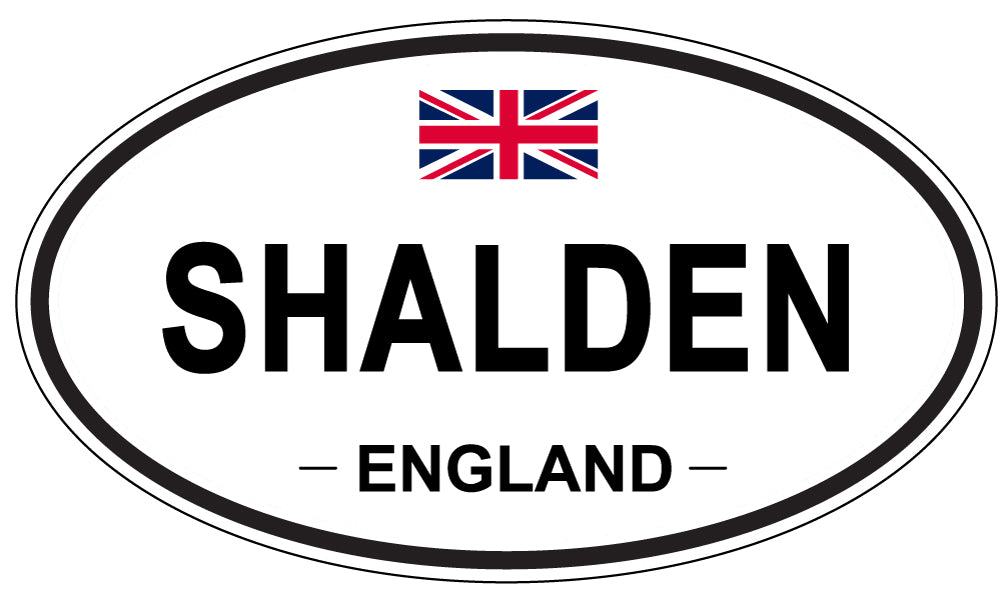 SHALDEN, ENGLAND - Oval Sticker