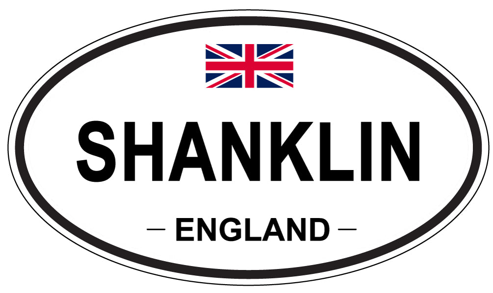 SHANKLIN, England - Oval Magnet