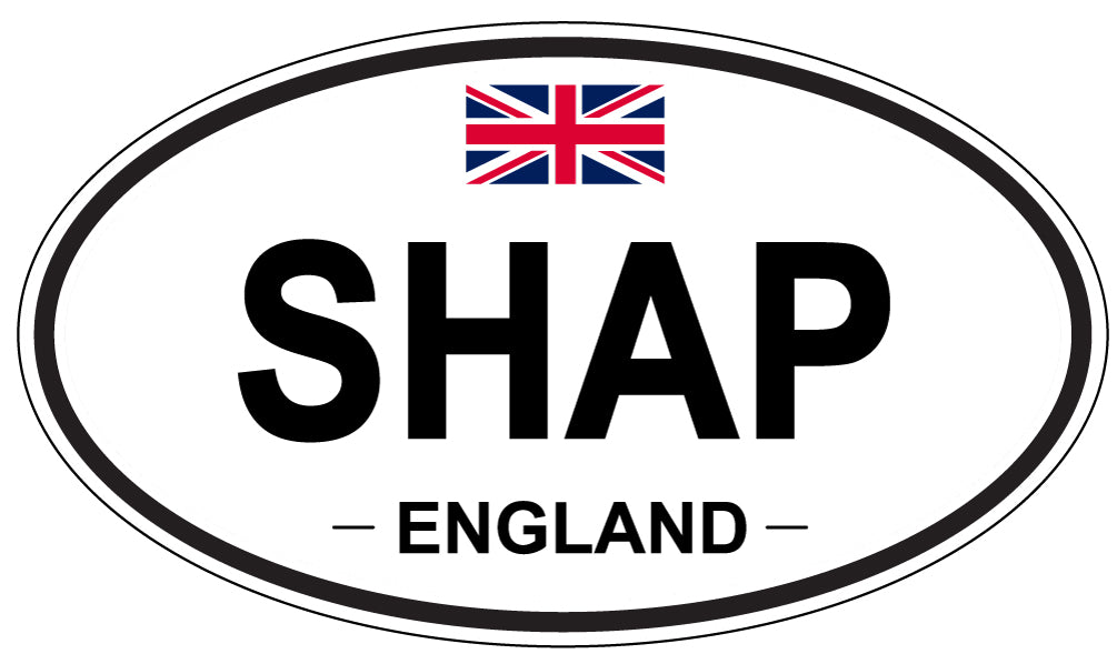 SHAP, ENGLAND - Oval Sticker