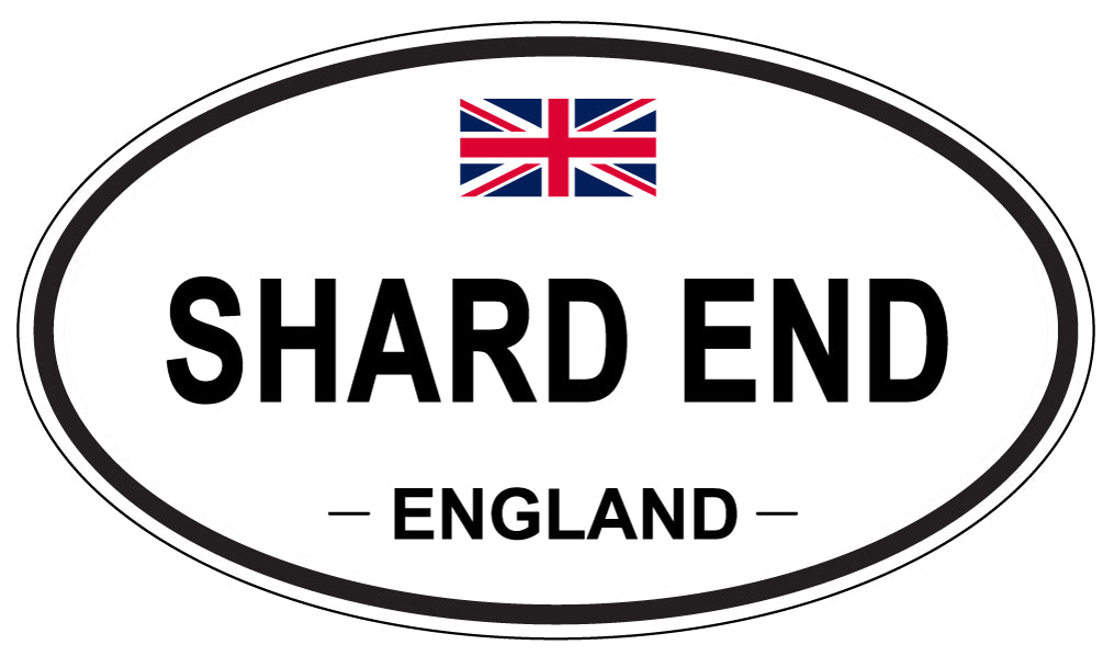 SHARD END, ENGLAND - Oval Sticker