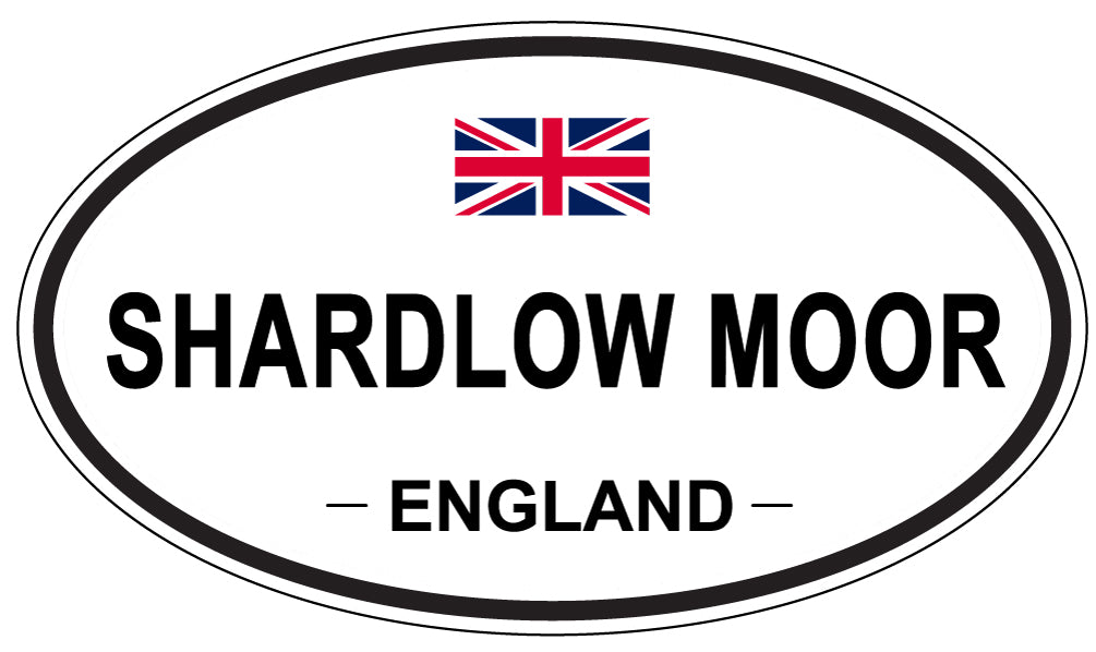 SHARDLOW MOOR, ENGLAND - Oval Sticker