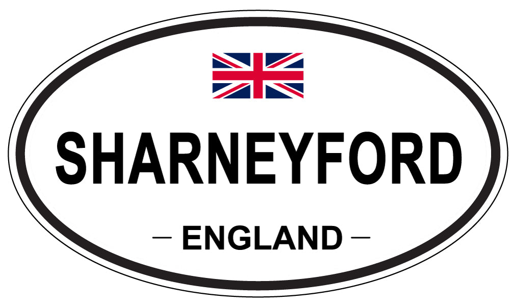 SHARNEYFORD, England - Oval Magnet