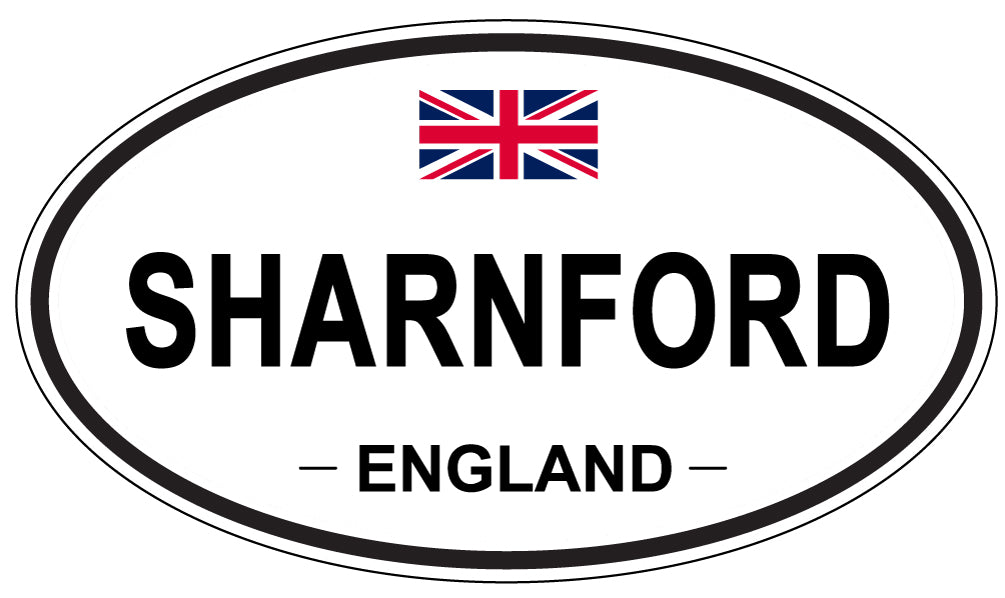 SHARNFORD, ENGLAND - Oval Sticker