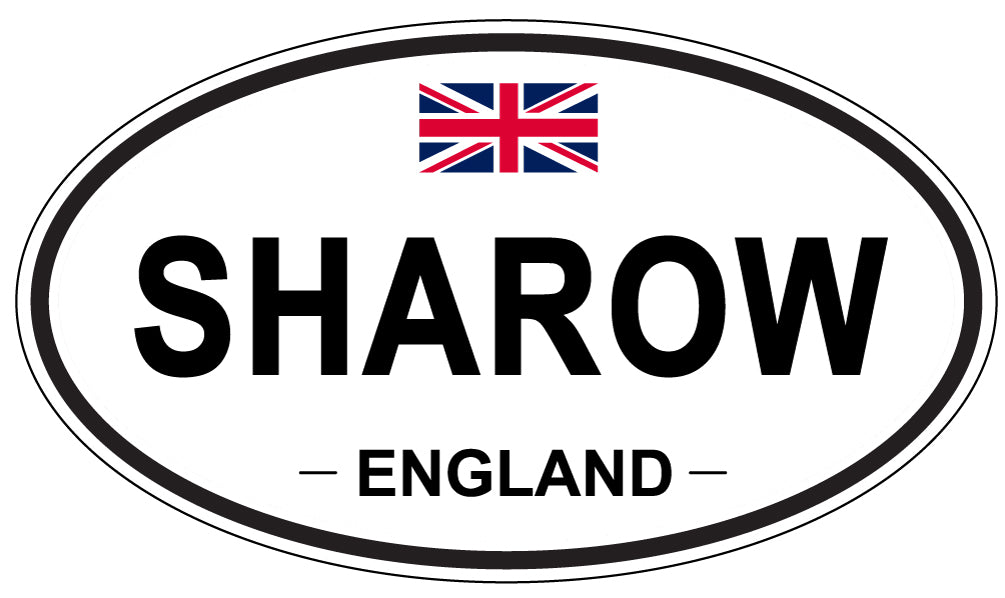 SHAROW, England - Oval Magnet