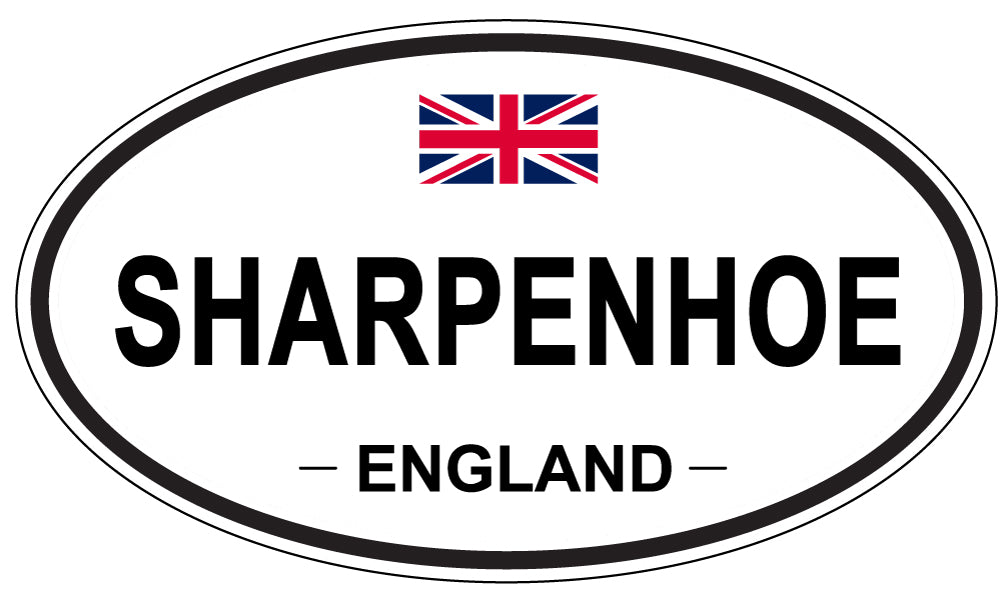 SHARPENHOE, England - Oval Magnet