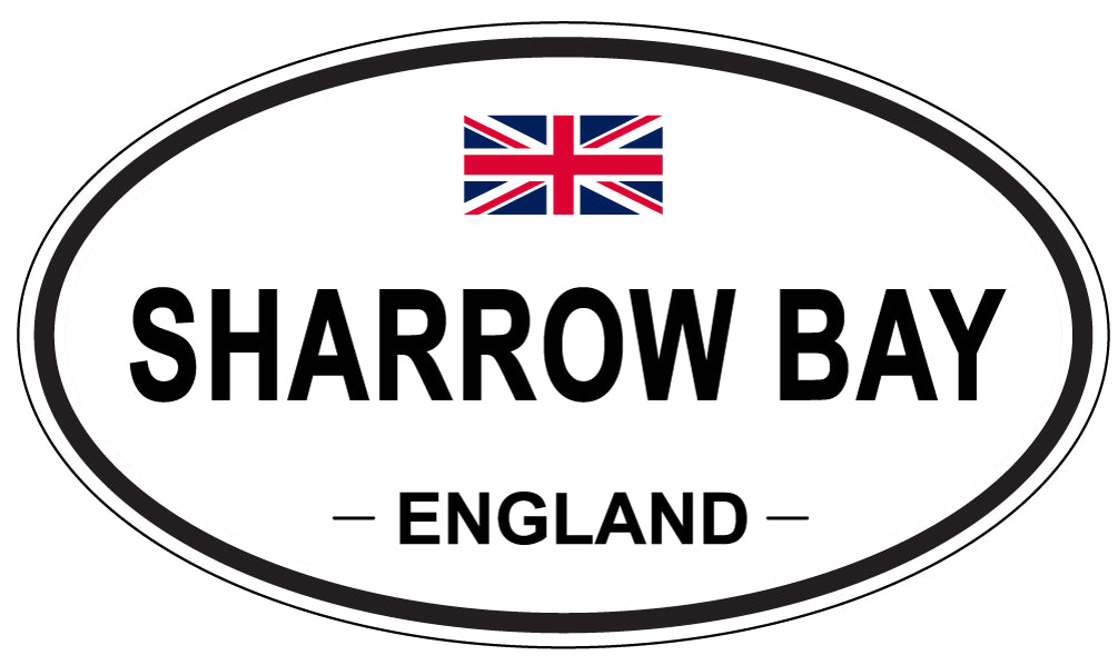 SHARROW BAY, England - Oval Magnet
