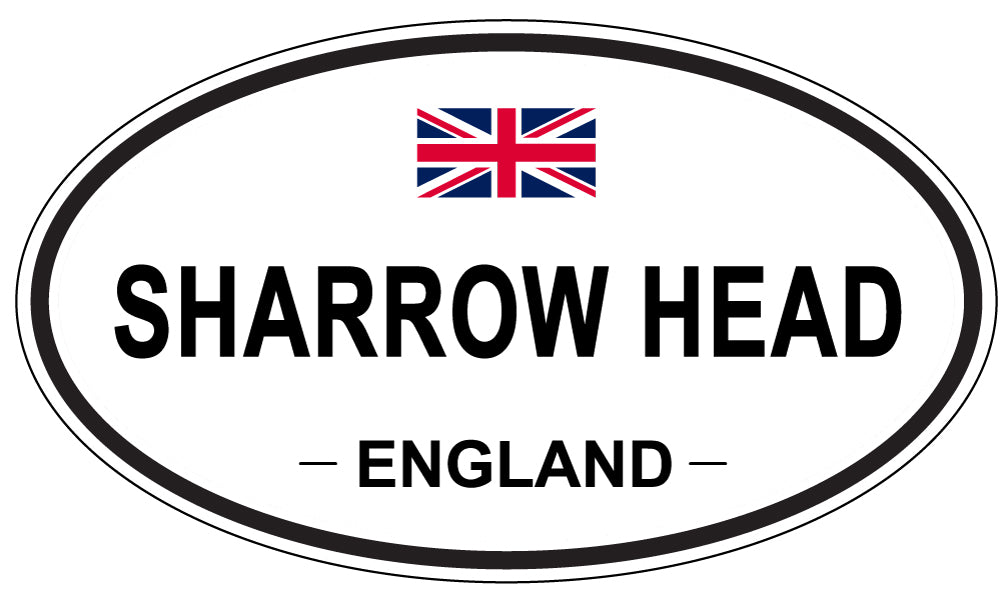 SHARROW HEAD, England - Oval Magnet