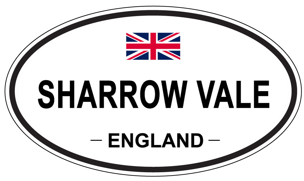 SHARROW VALE, England - Oval Magnet