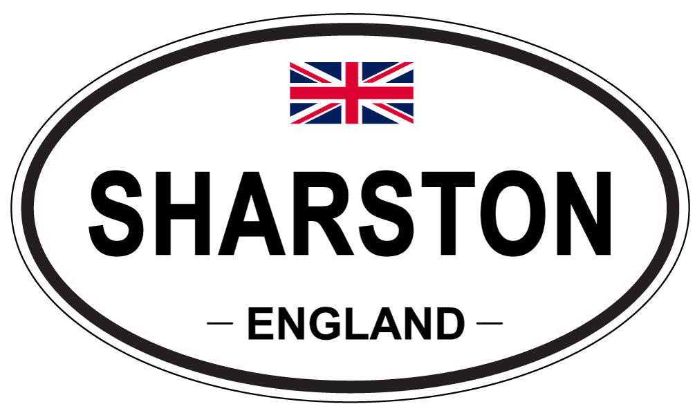 SHARSTON, England - Oval Magnet