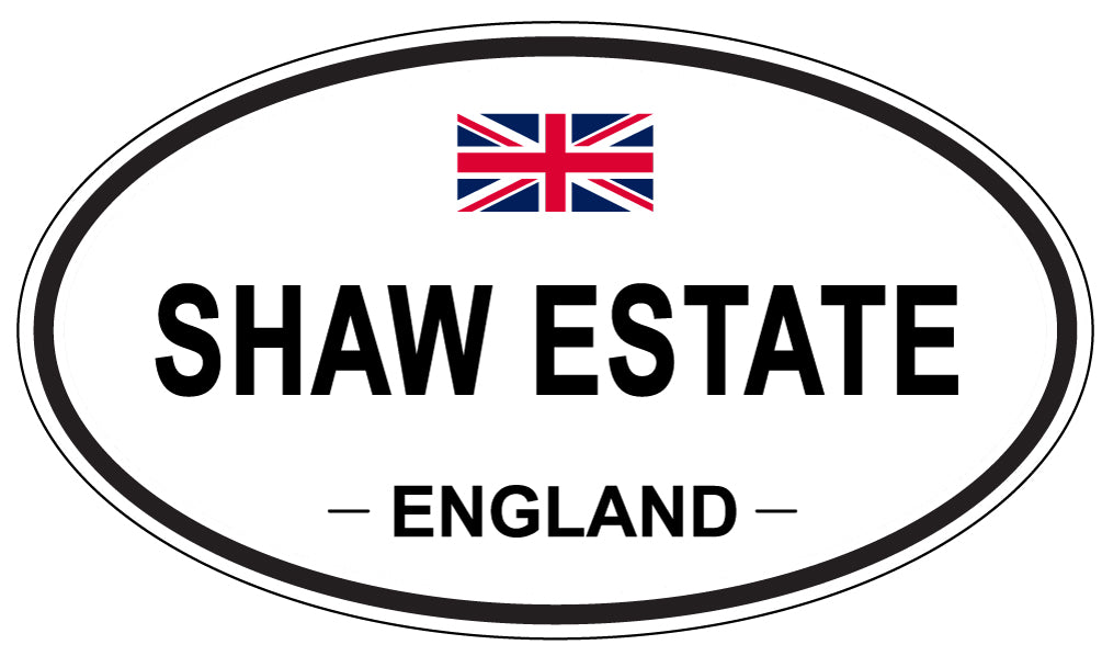 SHAW ESTATE, England - Oval Magnet