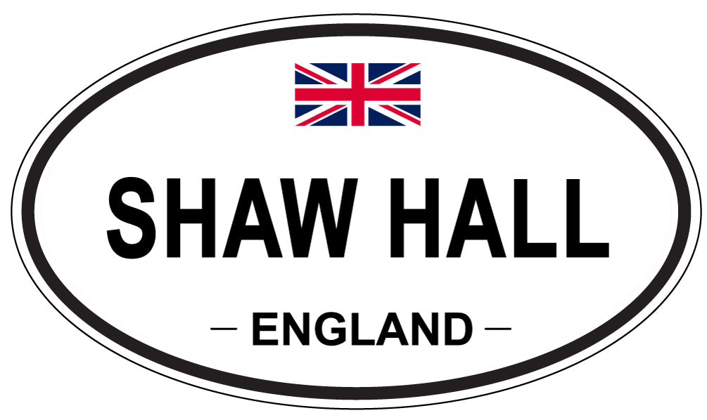 SHAW HALL, England - Oval Magnet