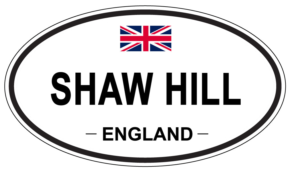SHAW HILL, England - Oval Magnet