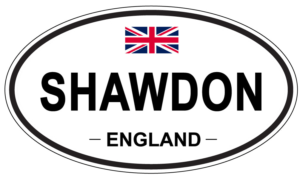 SHAWDON, England - Oval Magnet