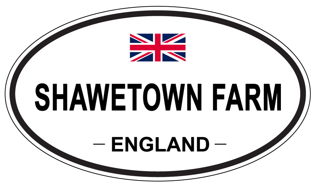 SHAWETOWN FARM, England - Oval Magnet